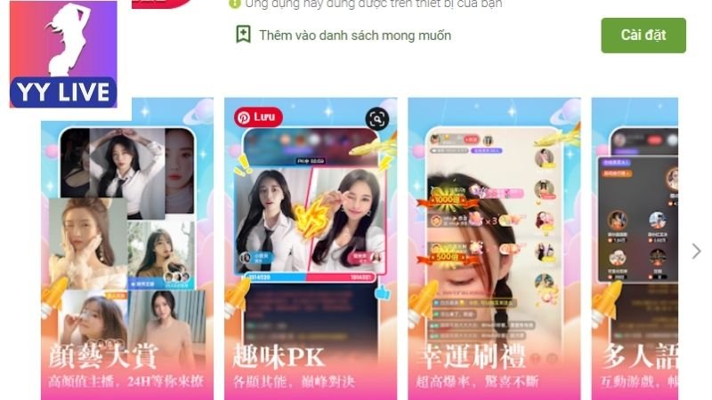 Những app liveshow China iOS nổi bật