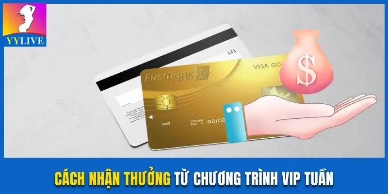 Chương Trình VIP Tuần YYlive Hoàn Tiền Khủng Đến 58.888K 3 Cách khách hàng nhận thưởng từ ưu đãi tuần của YYlive