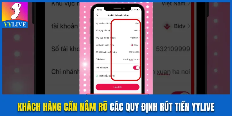 Tìm Hiểu Các Quy Định Rút Tiền YYlive Để Đảm Bảo An Toàn 2 Khách hàng cần nắm rõ các quy định rút tiền YYlive
