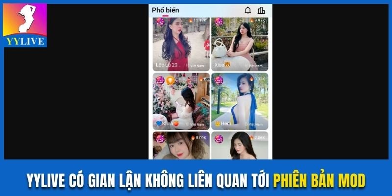 Giải Đáp Thắc Mắc YYlive Có Gian Lận Không Chi Tiết 2 YYlive có gian lận không liên quan tới phiên bản mod
